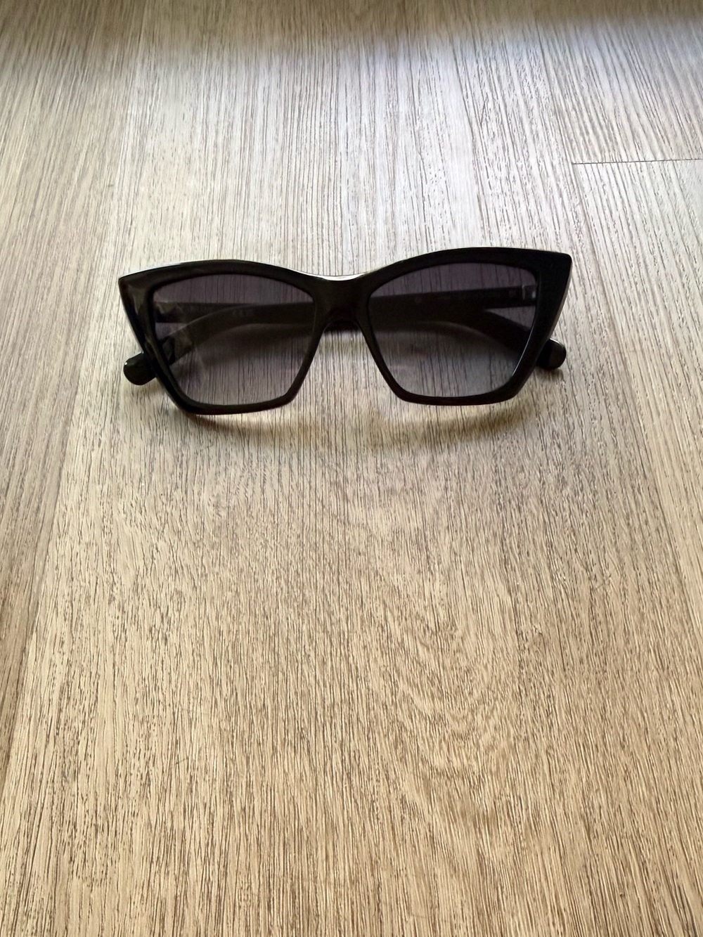 quay australia set in stone black modern retro cat eye sunglasses eyewear NEW